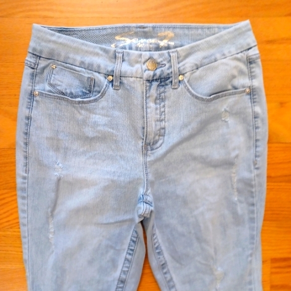 Seven7 Women's High Rise Jeans - Light Blue - Picture 3 of 7